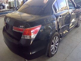2011 HONDA ACCORD, BLACK, EX-L, 3.5L, AT,  A25163